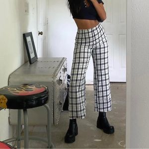 Princess Polly Euros Pants Black/White